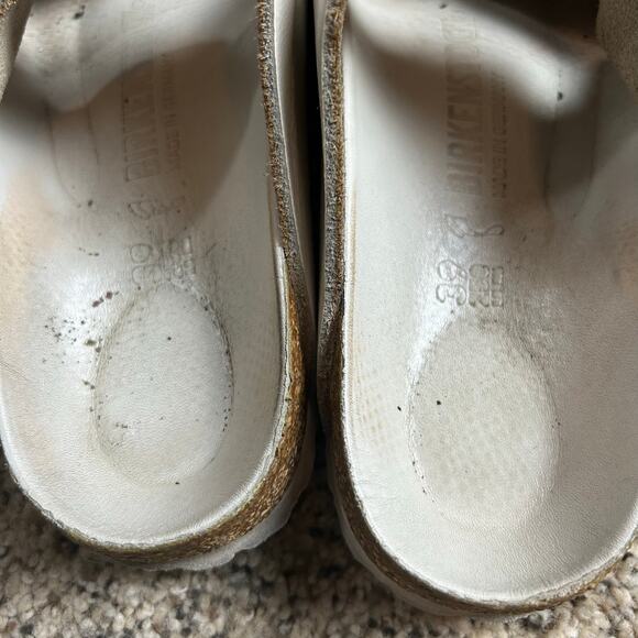 Birkenstock Arizona Big Buckle White Sandals EU 39 Size 8-8.5 - Picture 4 of 6